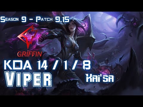 GRF Viper KAI'SA vs TRISTANA ADC - Patch 9.15 KR Ranked