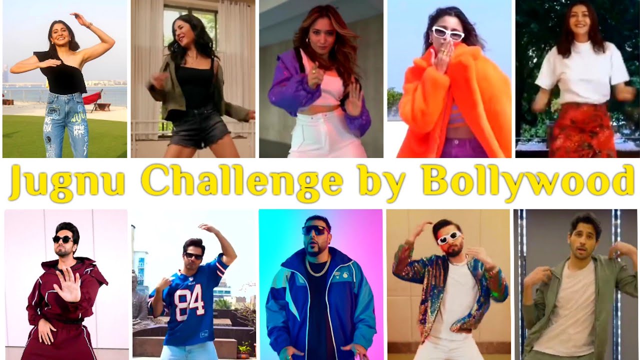 Jugnu Dance Challenge By BOLLYWOOD CELEBRITIES #jugnuchallenge #shorts