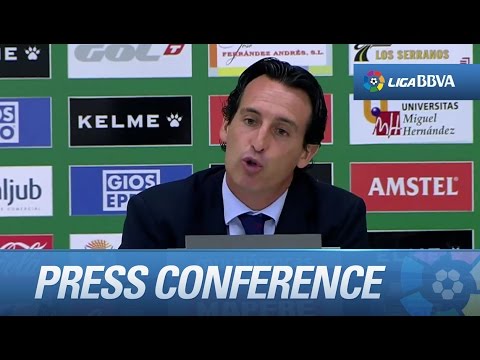 Emery: "Ser segundo es una motivación" - HD