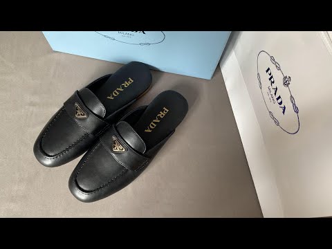 Prada Logo Loafer Mule In Nero Review From Supkicks