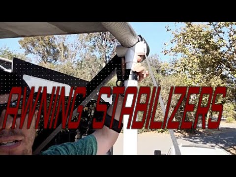 How To Make Awning Stabilizers for Your RV To Protect Against Wind And Rain Damaged Awenings.