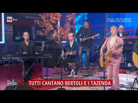 Alberto Bertoli con i Tazenda cantano "Spunta la luna dal monte" - BellaMa' 15/11/2024