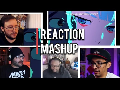Cyberpunk : Edgerunners trailer reaction mashup || official trailer