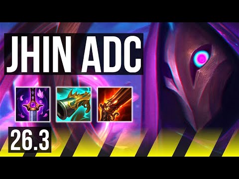 JHIN & Karma vs DRAVEN & Bard (ADC) | 51K damage | KR Grandmaster | 26.3