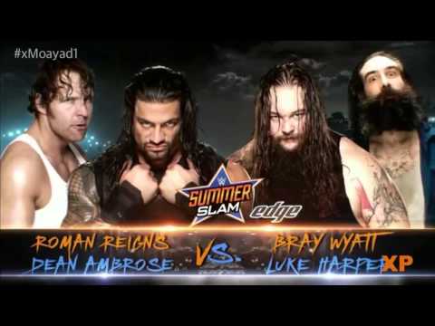 WWE Summer Slam 2015 Full Match Card HD