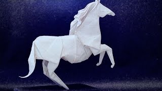 Origami Horse With Subtitle
