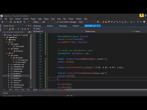 C++ OpenGL Episode 12 (Timelapse) Implementing a Texture class