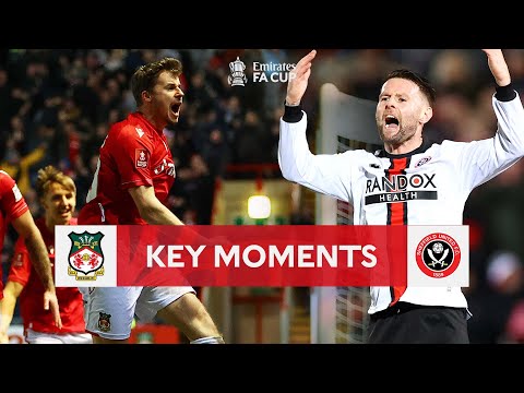 Wrexham AFC v Sheffield United | Key Moments | Fourth Round | Emirates FA Cup 2022-23