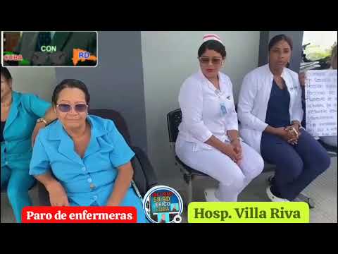ENFERMERAS REALIZAN PARO EN EL HOSPITAL MUNICIPAL ALICIA DE LEGENDRE EN VILLA RIVA.