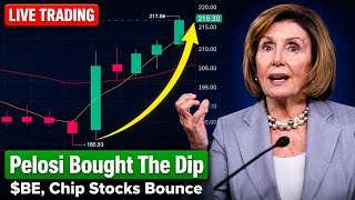 Bloom Energy Surged, Nancy Pelosi Bought Stocks 📈 Live Trading Stock Market Today | $NVDA Earnings 