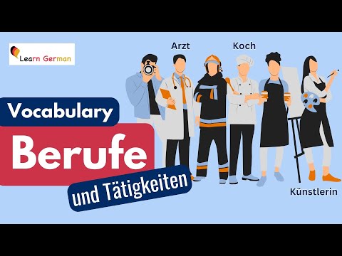 Professions and Occupations | Berufe und Tätigkeiten | German Vocabulary | Learn German | A1-B1