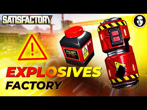Efficient Nobelisk Explosives Factory - Satisfactory 1.0 New Player Guide EP30