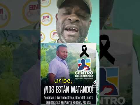 fue asesinado otro líder del centro democrático en arauca