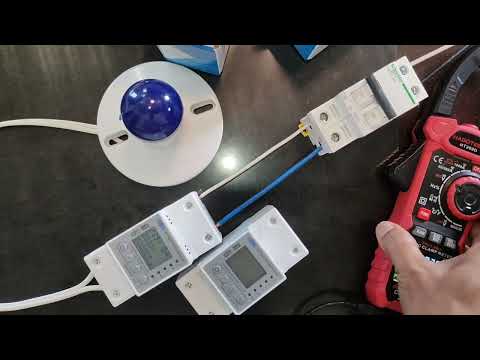 TOMZN 63A Wifi Smart Switch TUYA Energy Meter MCB Timer with Voltage Current and Leakage Protection