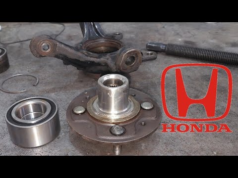 How to Change the Front Wheel Bearing on a Honda City