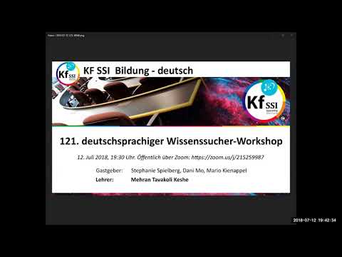 2018 07 12 PM Public Teachings in German - Öffentliche Schulungen in Deutsch