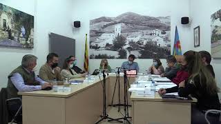 Ple municipal de l'ajuntament de Vallromanes 17/03/22