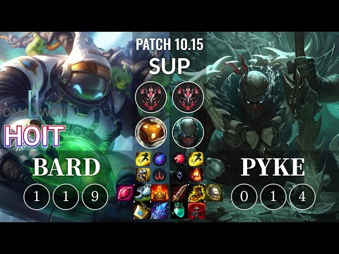DWG Hoit Bard vs Pyke Sup - KR Patch 10.15