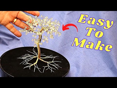 Easy DIY Wire Tree With Beads -Anyone Can Do