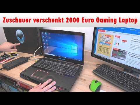Zuschauer verschenkt 2000 Euro Gaming Laptop - Schrott oder TOP ? Video