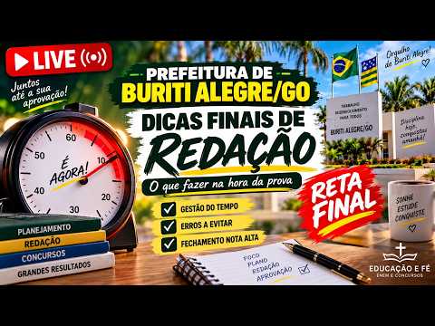Redação para Concurso Buriti Alegre GO Temas Prováveis, Estrutura. Prepare-se para Redação da Prova