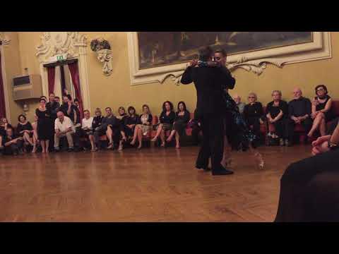  Alejandra Hobert  and  Adrian Veredice  are  dancing  to  the  tango  "  La canción de buenos aires  "  in  2019