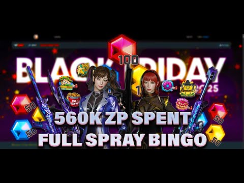 CrossFire West Black Friday 2025 Bought With 560K + Full Spray Bingo Completed