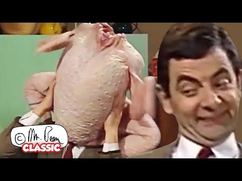 Preparing A Thanksgiving Turkey THE BEAN WAY | Mr Bean Funny Clips ...