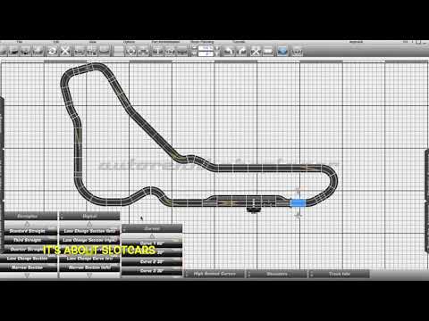 Carrera slottrack building / designing with Autorennbahnplaner II (Monza)