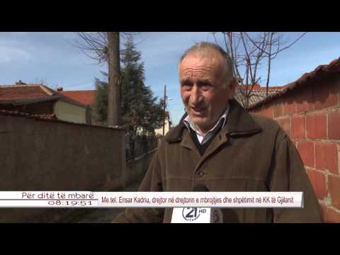 Drurit te gjate 25m i frikeson banoret ne rrugen "Nazmi Hoxha" te Gjilanit 18.02.2016