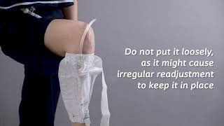 How to apply Conveen® Urine Leg Bag