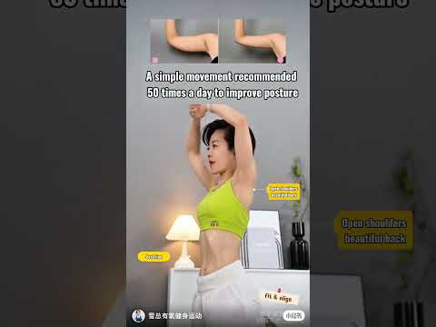 Simple Move for Better Posture & Confidence | Fix Hunchback, Open Shoulders, Flat Belly #shorts