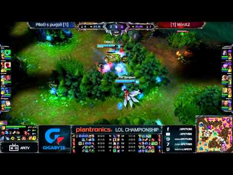 Piloti s Pyrjoli vs WinX2 - Plantronics LoL Championship Playoffs