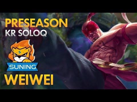Preseason: Suning Weiwei - Lee Sin Jungle - KDA 16/4/15