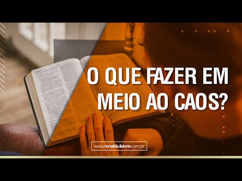 What to do amidst the chaos?