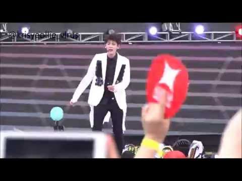 140701 EXO - Run  (Chanyeol focus)  HK Dome Festival