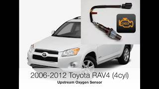 2006-2012 Toyota Rav4 (4cyl) Upstream Oxygen Sensor Replacement. Easy DIY. SAVE $$ P2195 2AR-FE