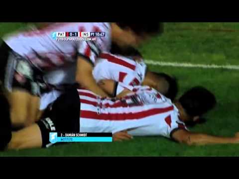 Gol de Schmidt. Patronato 0 - Instituto 1. Reducido B Nacional 2015. FPT.
