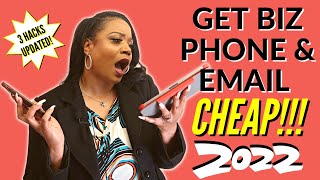 HOW TO Get Business Phone and Email Cheap in 2022