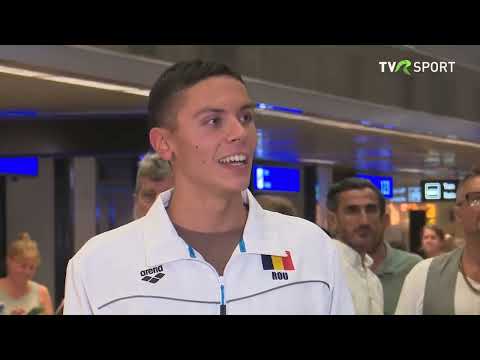 David Popovici, vorbe frumoase pentru comentatorul Emil Hossu-Longin #popovici