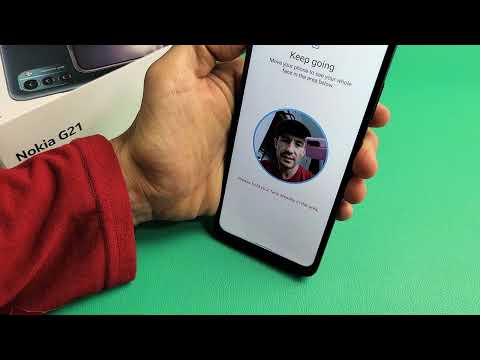 Nokia G21/G20: How to Setup Face ID Password (Face Unlock)