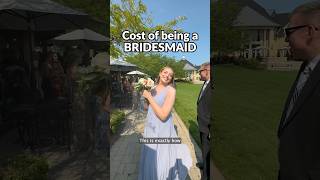 Being a bridesmaid can be expensive 👀 #shorts
