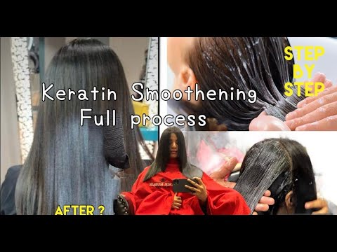 Keratin Smoothening Full Process vlog