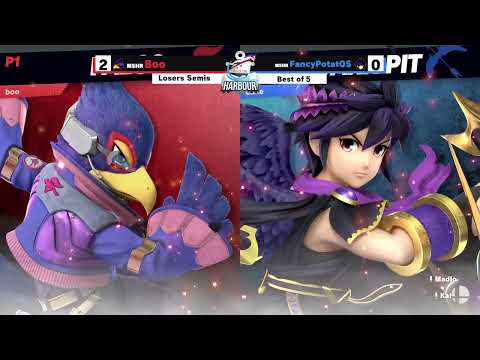 Loser's Semis - Boo (Falco) vs FancyPotatOS (Dark Pit) - Smash On The Harbour #164