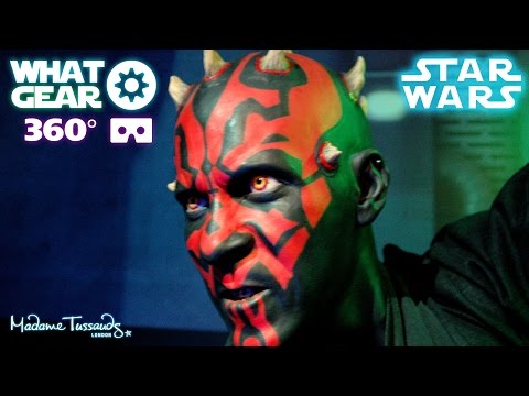 Star Wars - Darth Maul Vs Obi-Wan and Qui-Gon Jinn 360° Video Madam Tussauds
