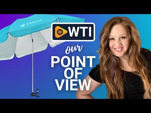 AMMSUN XL Chair Umbrella with Universal Clamp 52 inches and 360-degree Swivel UPF 50+ - WTI product video review