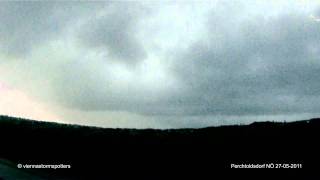 preview picture of video 'close lightning strike on GoPro Hero HD - gewaltiger Blitzeinschlag'