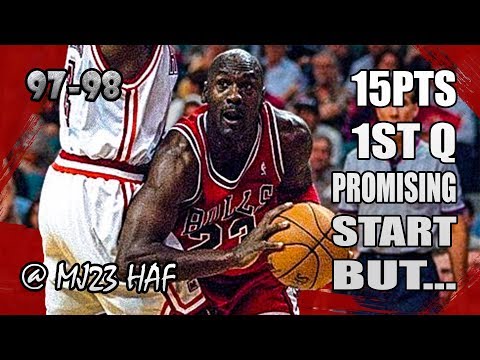 Michael Jordan Highlights vs Heat (1998.01.07) - 26pts, Great Start but...