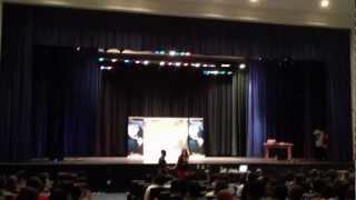 Desiree Estrada at Reseda High Singing "Don't Speak"