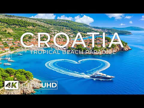 [4K] Croatia 2025 🇭🇷 Discover Plitvice Lakes & Dramatic Landscapes Aerial Views - Wonder Places 4K